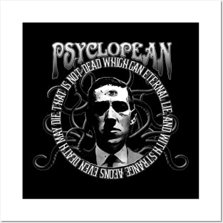 Psyclopean - Strange Aeons - Lovecraft Tentacles Dark Ambient Dungeon Synth Posters and Art